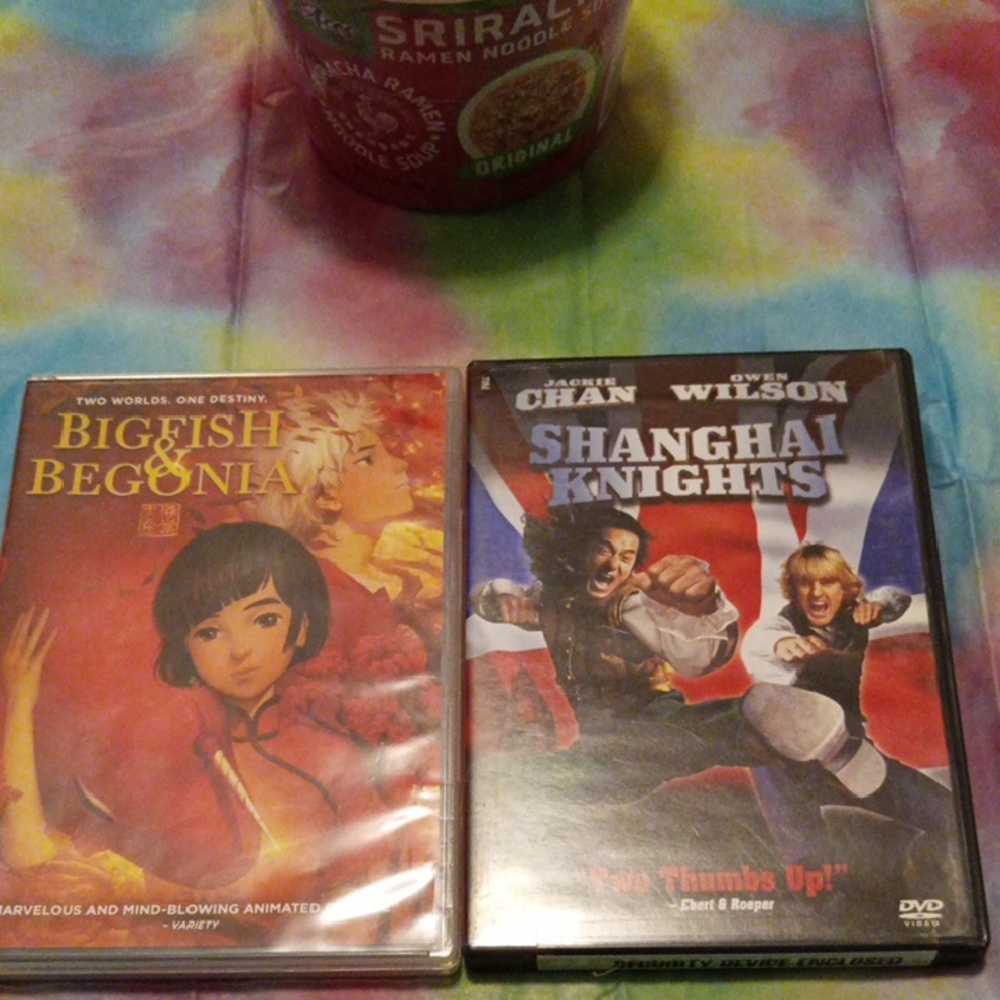 Big Fish & Begonia and Shanghai Knights DVD